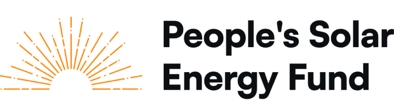 PSEF People's Solar Energy Fund community owned solar logo